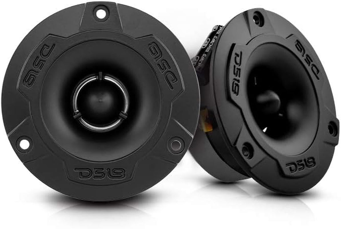 PRO-TWX1/BK 3.8" Aluminum Super Bullet Tweeter, 240W Max, 1" Aluminum 4-Ohms Voice Coil, Built in Crossover - PRO Tweeters Are the Best in the Pro Audio and Voceteo Market (2 Speakers Included)