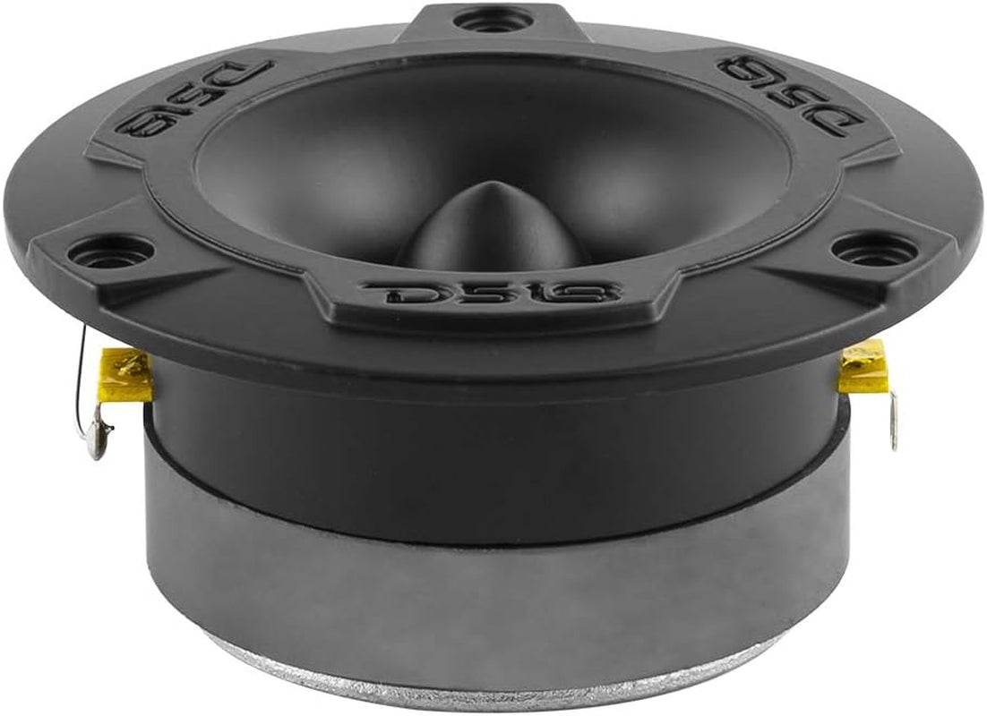 PRO-TWX1/BK 3.8" Aluminum Super Bullet Tweeter, 240W Max, 1" Aluminum 4-Ohms Voice Coil, Built in Crossover - PRO Tweeters Are the Best in the Pro Audio and Voceteo Market (2 Speakers Included)