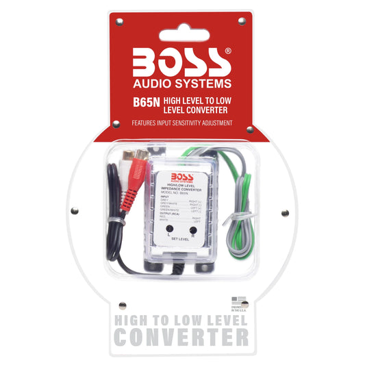 B65N Car Audio System High Level - RCA Converter Noise Filter