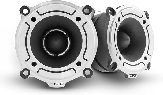PRO-TW120 Super Bullet Tweeter in Silver 3" Aluminum Frame and Diaphragm 240W Max 120W RMS 4 Ohms Built in Crossover - PRO Tweeters Are the Best in the Pro Audio and Voceteo Market (Pair)